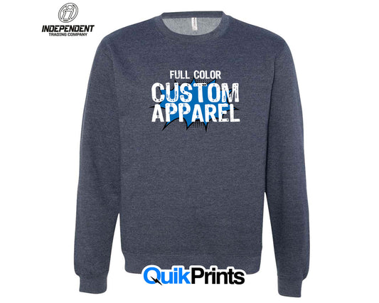 Custom Crewneck Sweatshirt - Ind. Trading Co (ADULT)