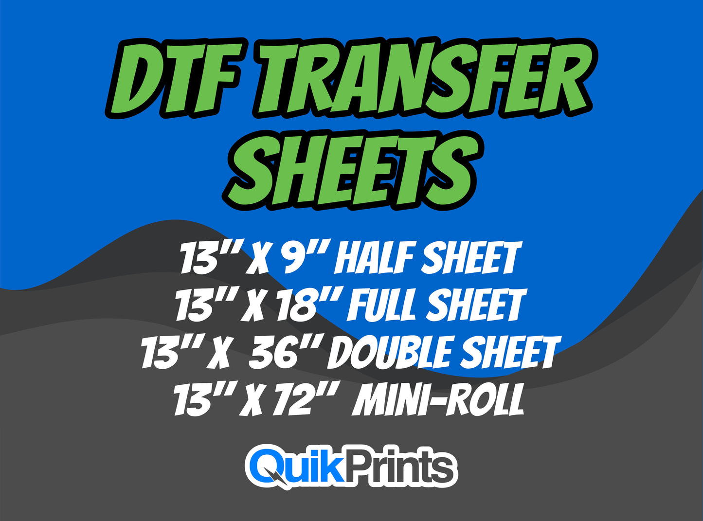 DTF Transfer (MINI-ROLL 13x72)