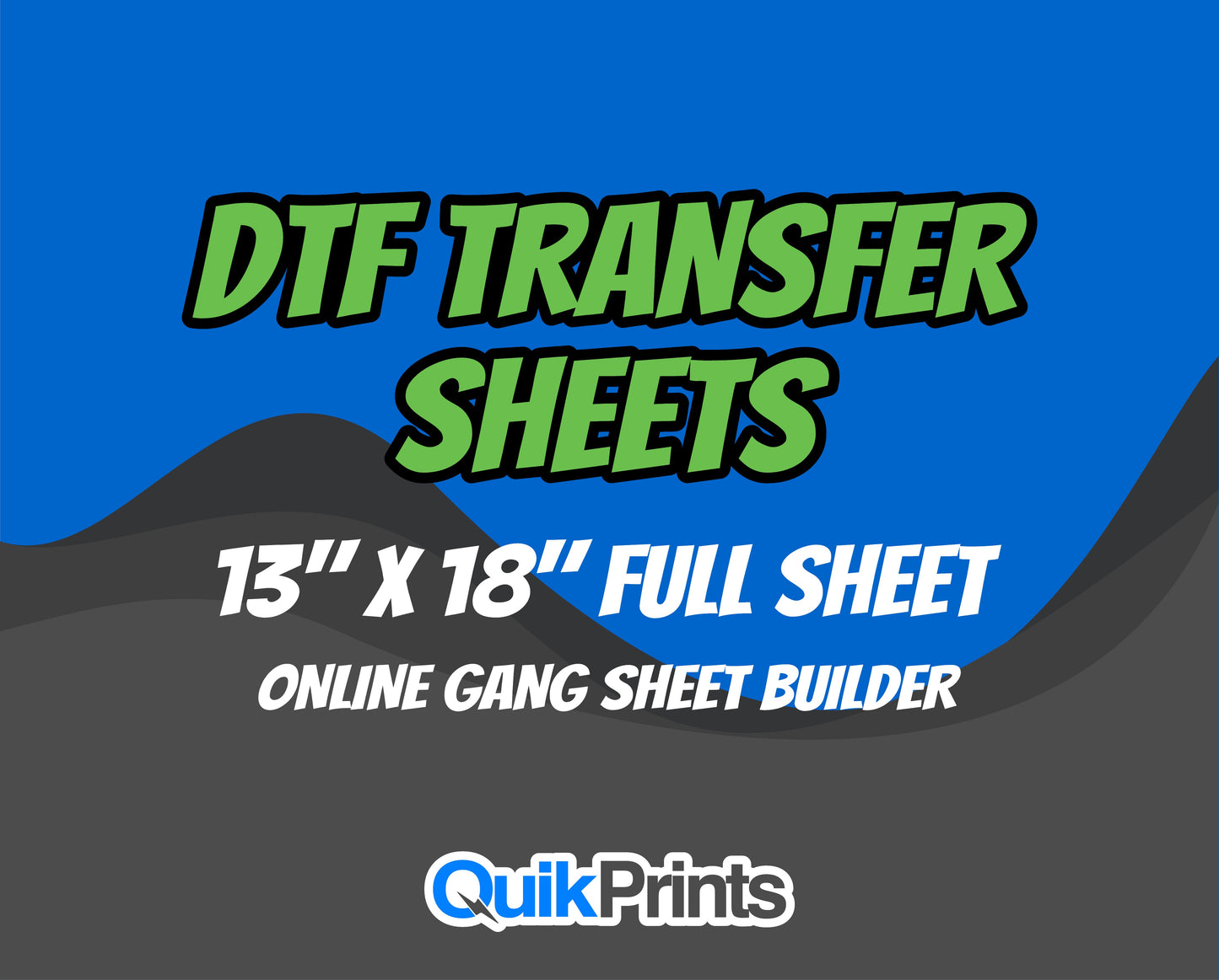 DTF Transfer (FULL SHEET 13x18)