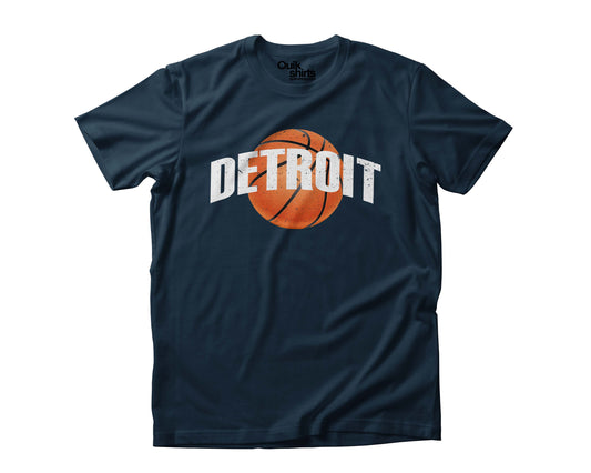 Detroit Baskeball (Vintage Print)