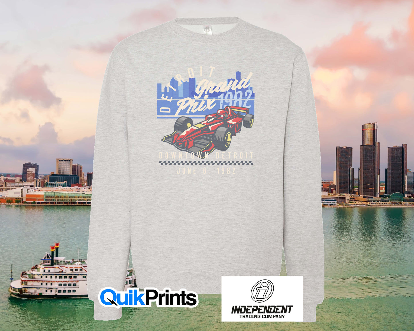 Detroit Grand Prix '82 Crewneck Sweatshirt