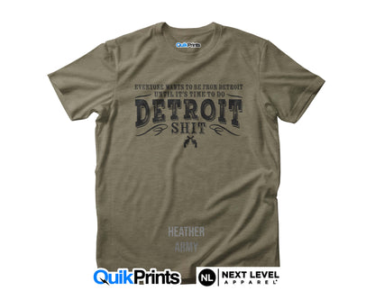 Time to do Detroit Shit (Vintage Print)