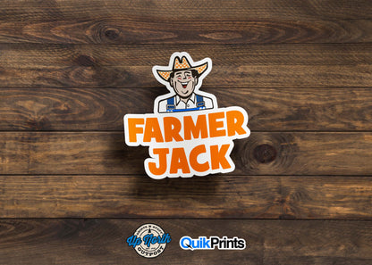 Farmer Jack Sticker