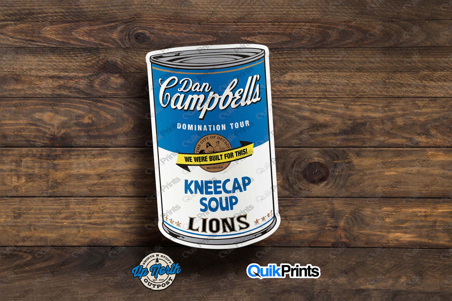 Campbells Can Kneecap Soup Sticker