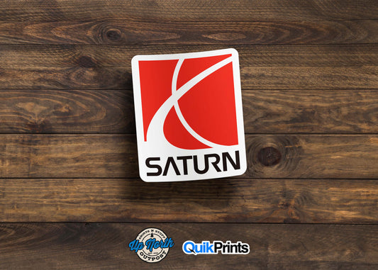 Saturn Retro Sticker