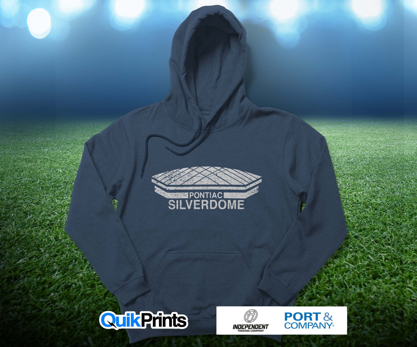 Silverdome (Vintage Print) Hoodie