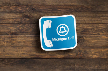 Michigan Bell Pay Phone Sticker