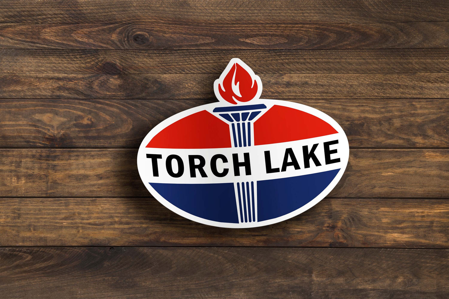 Torch Lake Sticker (Parody Logo)