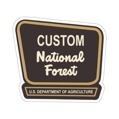 CUSTOM National Forest Sticker