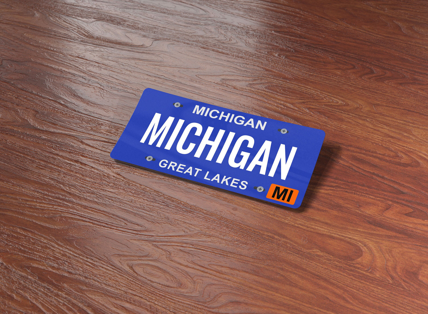 Custom Michigan License Plate Sticker