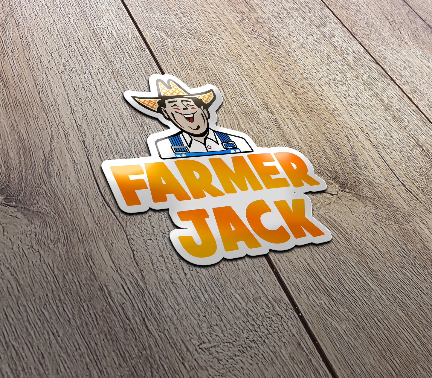 Farmer Jack Sticker