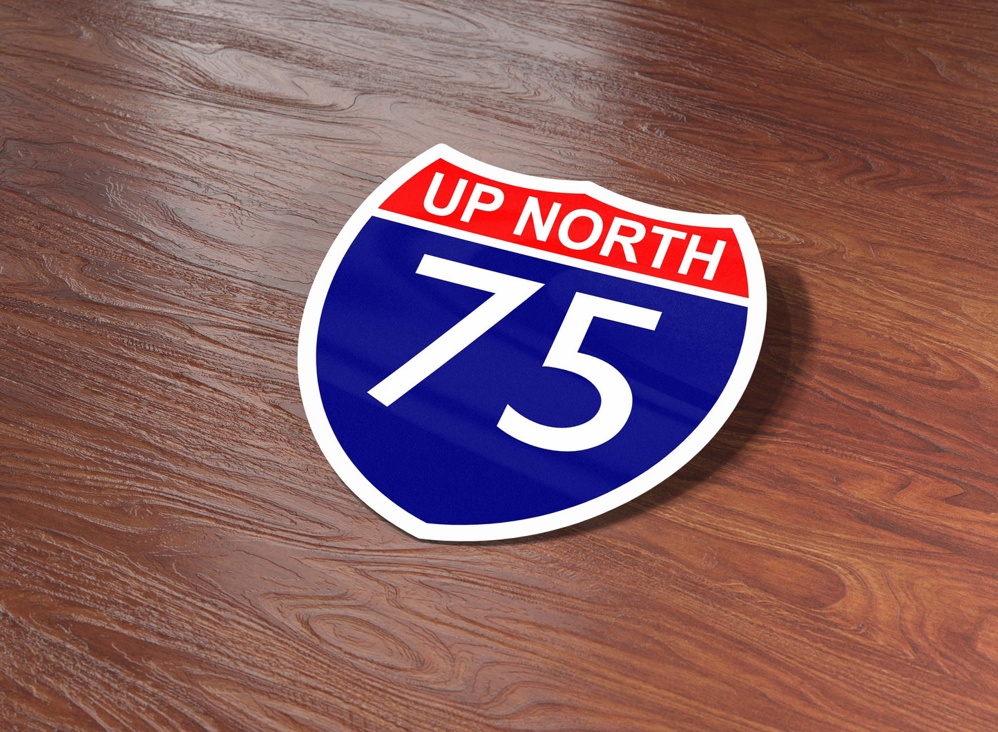 I-75 Up North Sticker