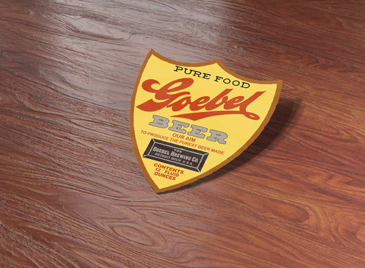 Goebel Beer Shield Sticker