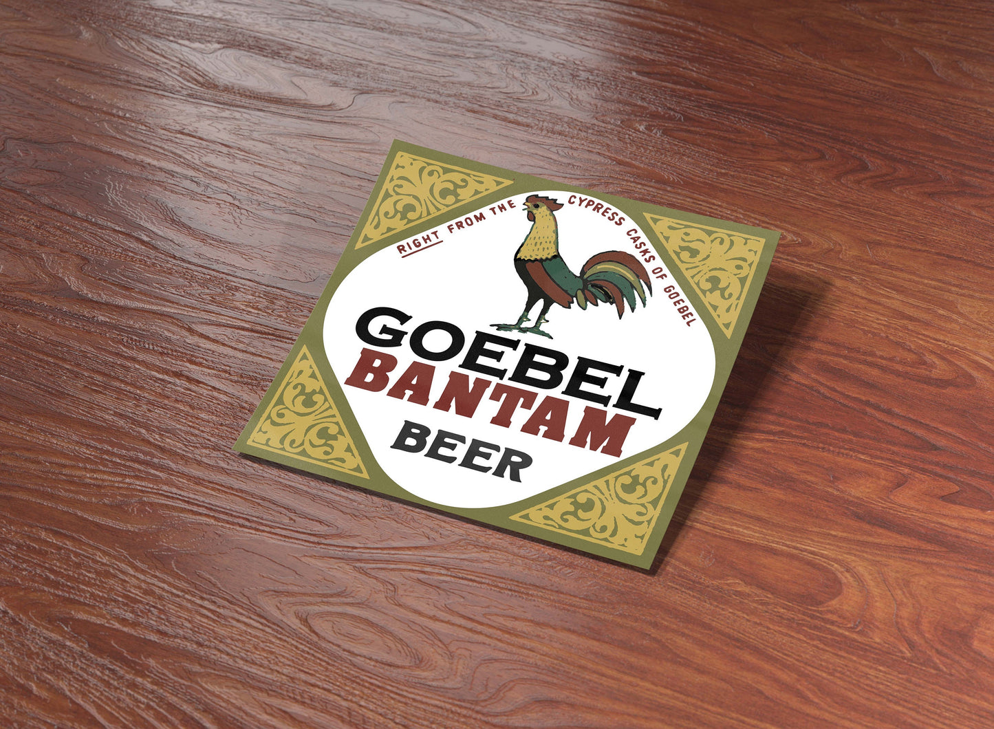 Goebel Label Beer Sticker