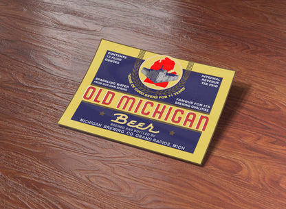 Old Michigan Beer Sticker