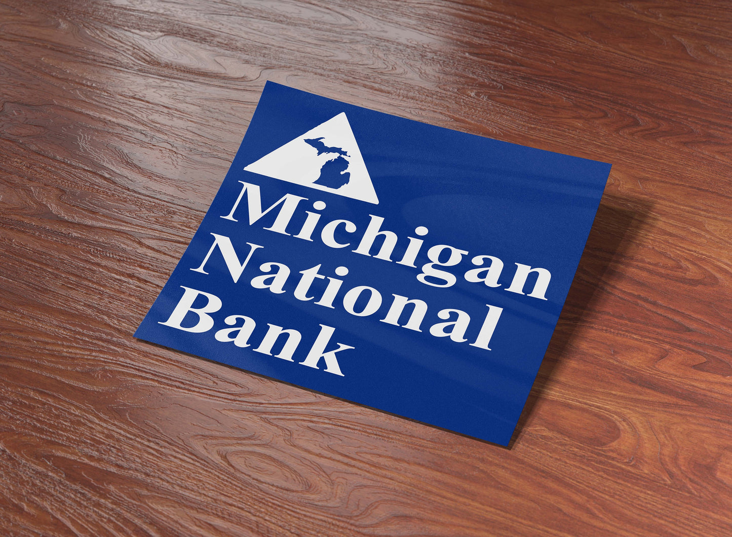 Michigan National Bank Sticker