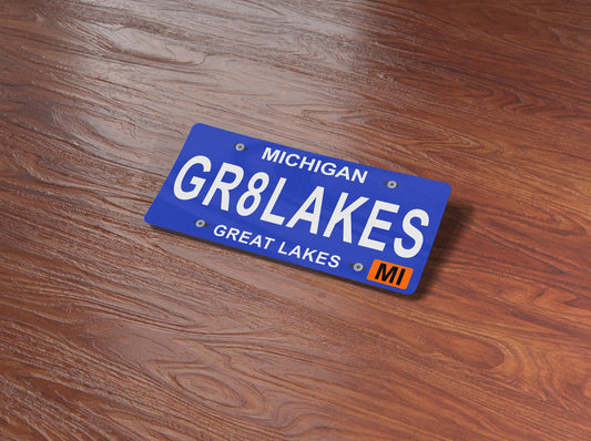 GR8 LAKES  License Plate Sticker