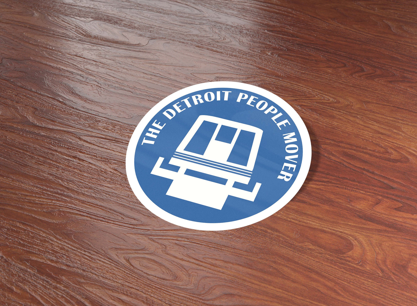 The Detroit People Mover Sticker