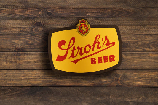 Strohs Beer Sticker