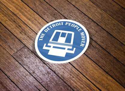 The Detroit People Mover Sticker