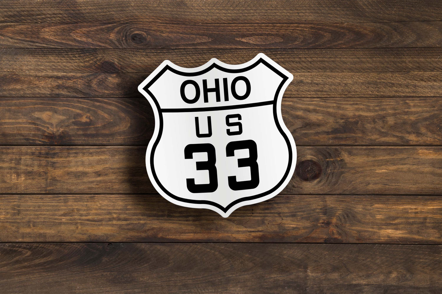 Custom US Highway Sticker
