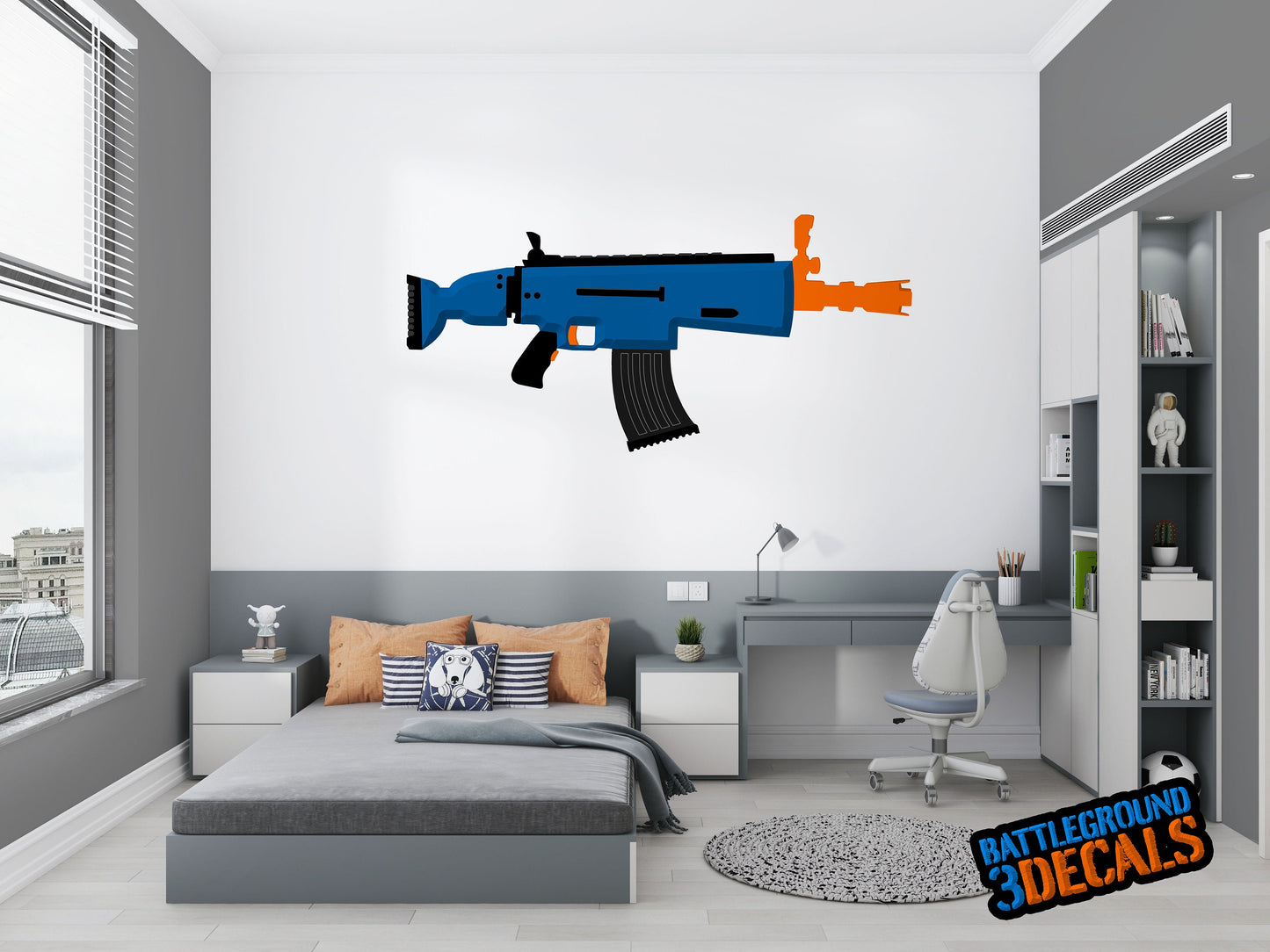 AR Foam Dart Gun Wall Graphic