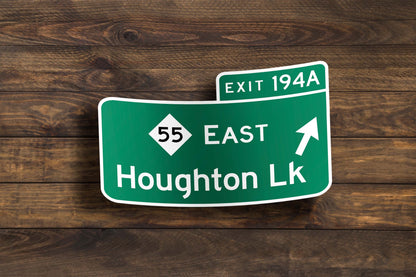 Custom Expressway Exit Sign Sticker