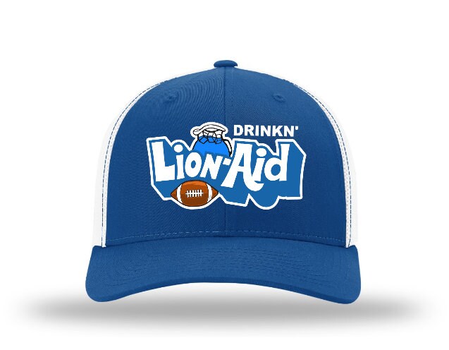 Lion-Aid New Era 39thirty Stretch fit trucker hat