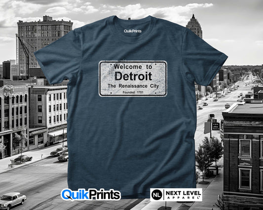 Welcome to Detroit (Vintage Print)