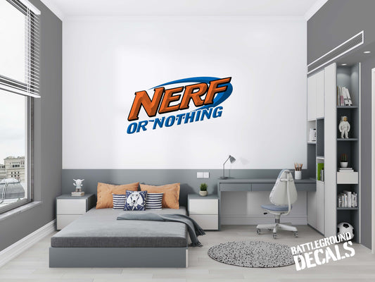 Nerf or Nothing Wall Graphic