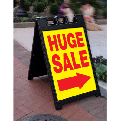 Signicade Deluxe Sidewalk Sign with Printed Inserts - Image 5